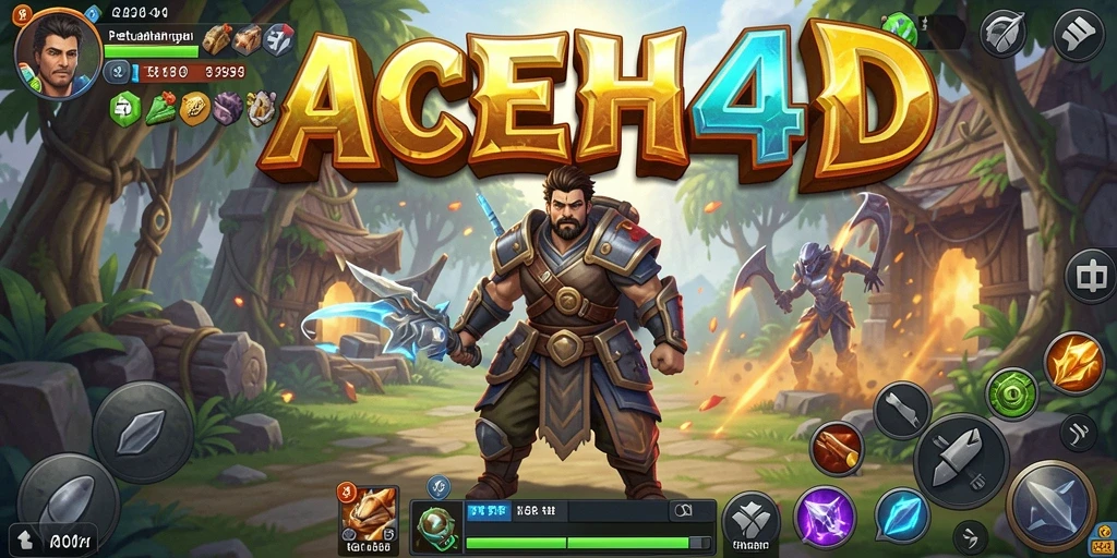 Tangkapan layar gameplay ACEH4D yang menampilkan aksi RPG yang seru.