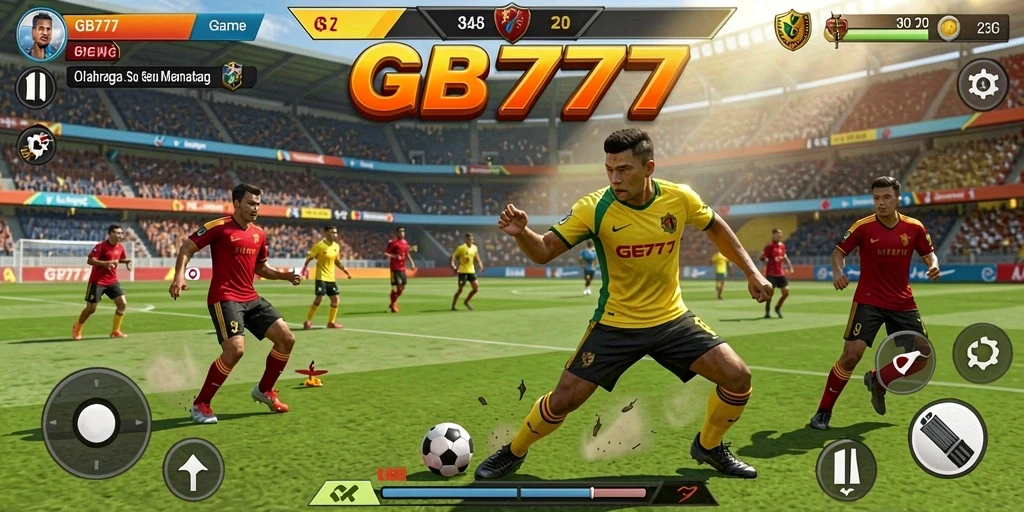 Tampilan gameplay menegangkan dan seru dalam olahraga di GB777.