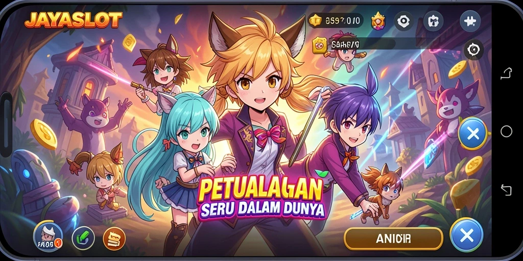 Gameplay JAYASLOT yang menarik dengan karakter Anime.