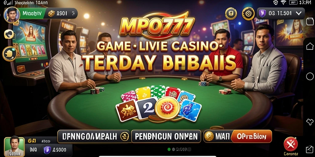Gameplay seru dan interaksi langsung di Live Casino MPO777.