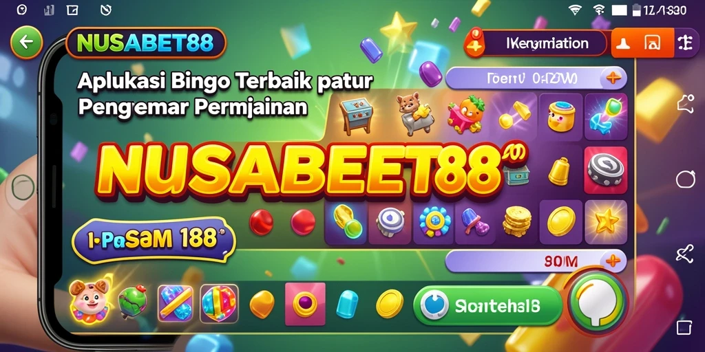 Tampilan gameplay seru NUSABET88 dengan fitur Bingo interaktif.