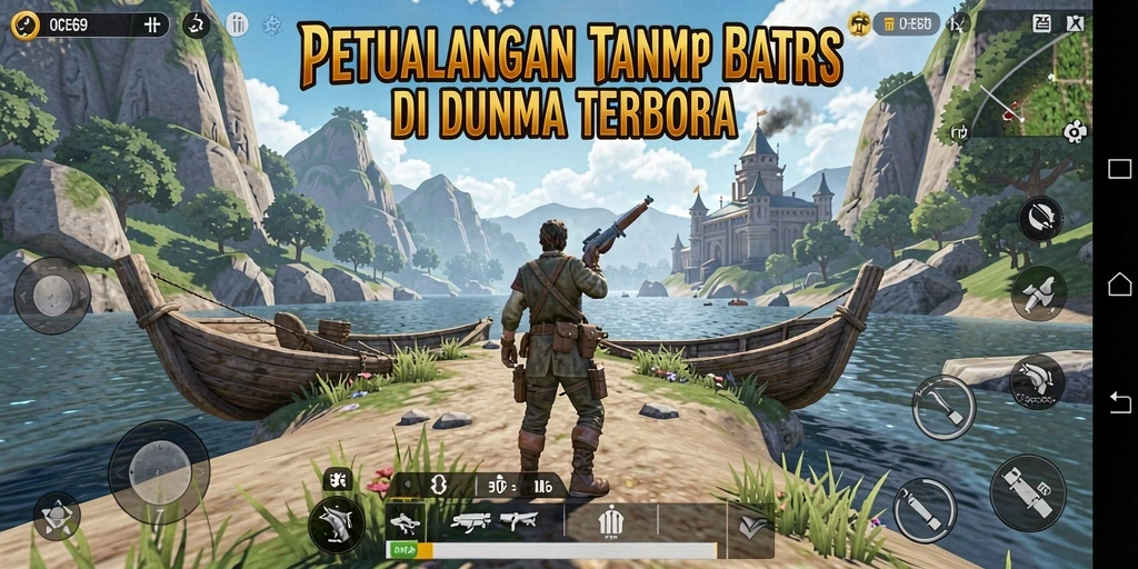 Screenshot gameplay OCE69 menampilkan petualangan luar biasa di dunia terbuka.