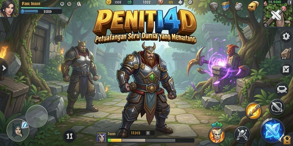 Screenshot gameplay <strong>PENITI4D</strong> yang menunjukkan aksi seru dalam petualangan RPG.