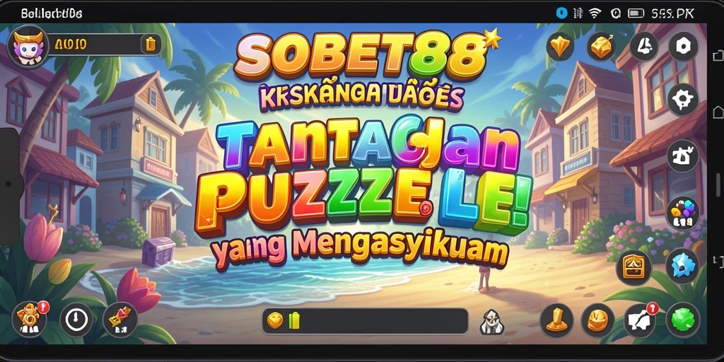 Tangkapan layar gameplay SOBET88 dengan puzzle yang menantang dan grafis menawan.